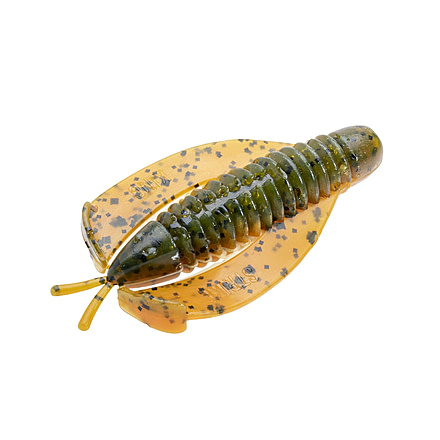 Strike King Rage Hawk Fishing Lure, Soft Plastic Grub, Super Compact Profile, Twin Rage Arms, 2 3/4in, 9-Pack, Bama Craw, RGHK-101