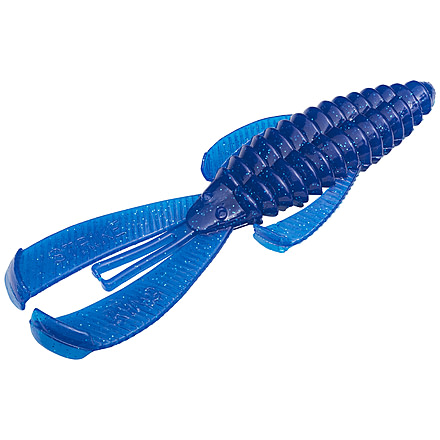 Strike King Rage Bug Fishing Lure, Soft Plastic Craw, Swampwater Blue, 4in, 7-Pack, RGBUG-259, RGBUG-259