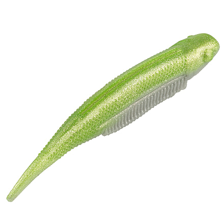 Strike King Spotlight Shim-E Minnow Softbait, 6 pack, 3in, Chartreuse Shad, 12-36020