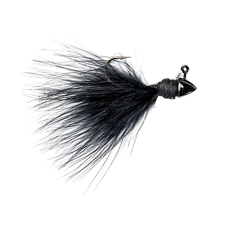 Strike King Tour Grade Hair Jig - 2PK, Black, 3/32oz, TGHJ332-10