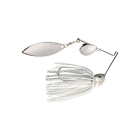 Strike King Tour Grade Heavy Cover Spinnerbait, White Chrome, 1/2oz, TGHCSB12CW-404