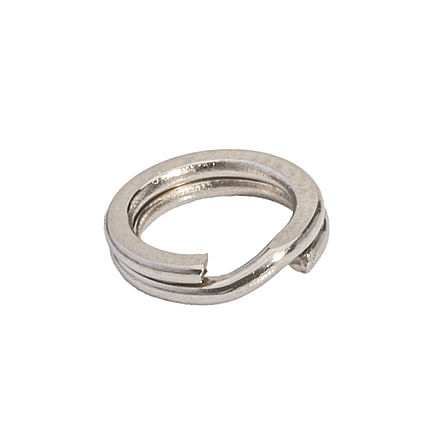Strike King Tour Grade Split Ring Terminal Tackle, Stainless Steel Construction, SZ #00, 10-Pack, Silver, TGSR-00
