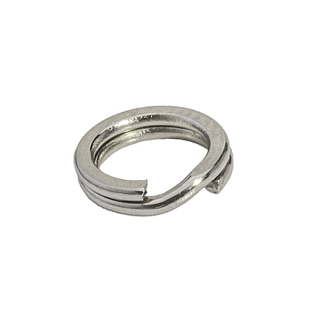 Strike King Tour Grade Split Ring Terminal Tackle, Stainless Steel Construction, SZ #4, 10-Pack, Silver, TGSR-4