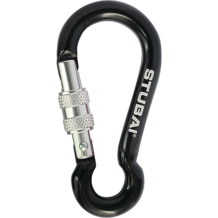 Stubai Screw Gate Minikarabiner, Black, 977915