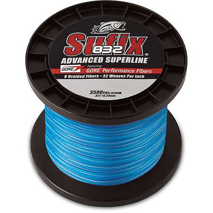 Sufix 832 Braid 50lb Line, Coastal Camo, 3500 Yds, 660-450CC