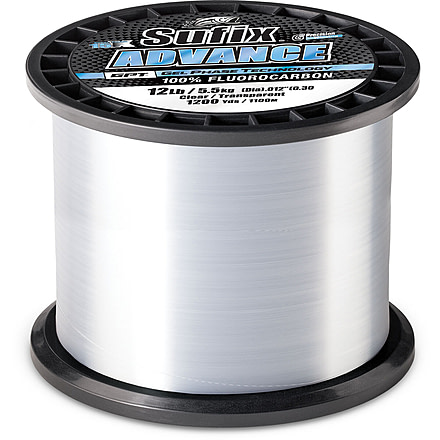 Sufix Advance Fluorocarbon 6lb Line, Clear, 1200 Yds, 679-1006C