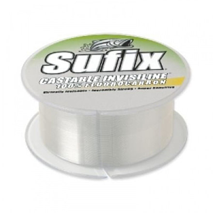 Sufix InvisiLine Casting Fluorocarbon 14 lb Clear 100YDS, Clear 766938
