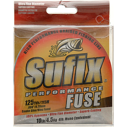 Sufix Performance Fuse Smoke Blue 125 yds. - 10 lb 047617