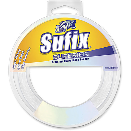 Sufix Superior Leader 40lb Line, Clear, 110 Yds, 688-040