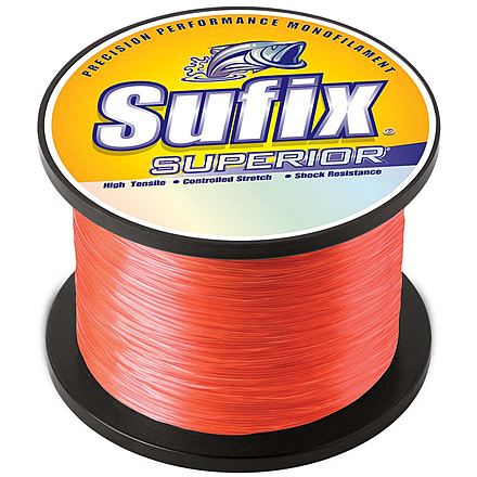 Sufix Superior Neon Fire Monofilament - 50lb - 275 yds, 636-150