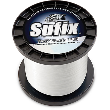 Sufix Tritanium Plus 100lb Line, Clear, 2405 Yds, 696-590