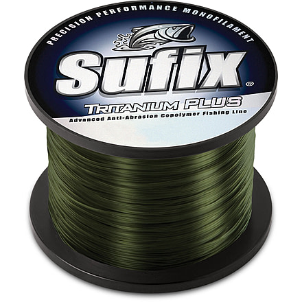 Sufix Tritanium Plus 20lb Line, Dark Green, 670 Yds, 696-120G