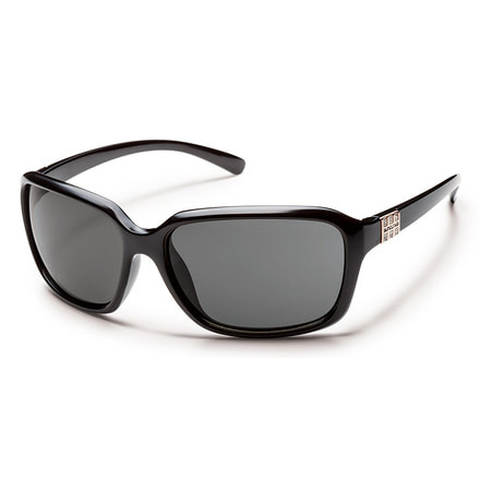 Suncloud Polarized Optics Blossom Sunglasses - Black Frame/Gray Polarized Polycarbonate Lens S-BOPPGYBK
