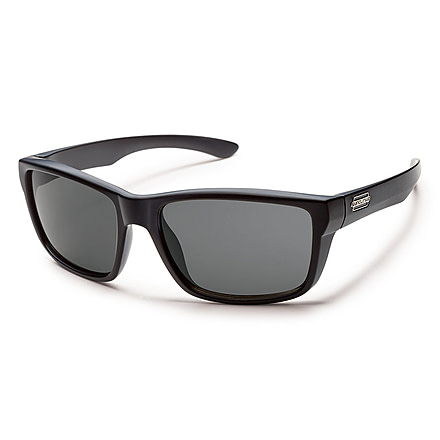 Suncloud Polarized Optics Mayor Sunglasses - Matte Black Frame/Gray Polarized Polycarbonate Lens S-MAPPGYMB
