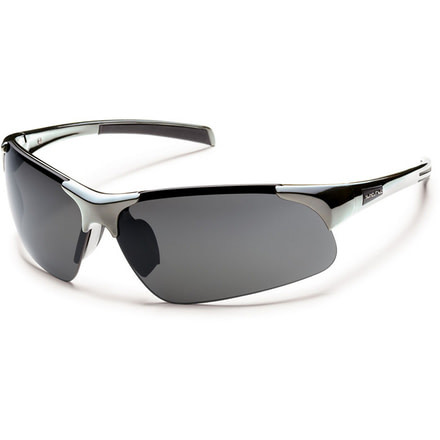 Suncloud Polarized Optics Traverse (New) Sunglasses - Chrome Frame, Gray Polarized Polycarbonate Lenses S-TVPPGYCH