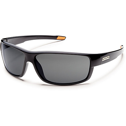 Suncloud Polarized Optics Voucher (New) Sunglasses - Black Frame, Gray Polarized Polycarbonate Lenses S-VCPPGYBK