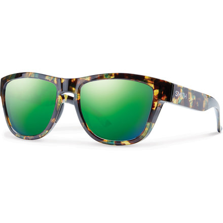 Suncloud Polarized Optics Clark Sunglasses - Men's-Flecked Green Tortoise-Green Sol-X Mirror