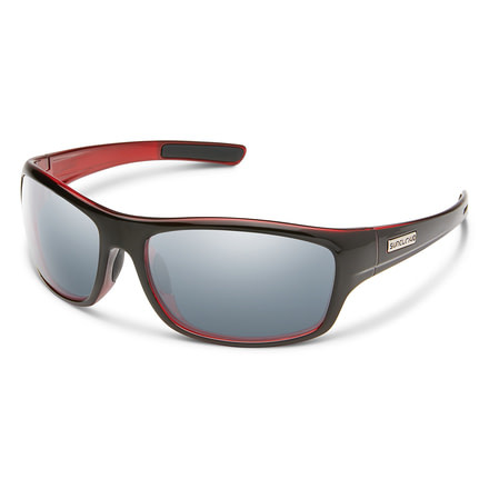 Suncloud Polarized Optics Cover Sunglasses, Black Red S-CVRPPSVMBR