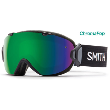 Suncloud Polarized Optics I/OS Goggle Asian Fit-Black-ChromaPop Sun Green Mirror