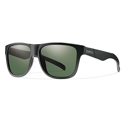Suncloud Polarized Optics Lowdown XL-Matte Black-Polarized Gray Green