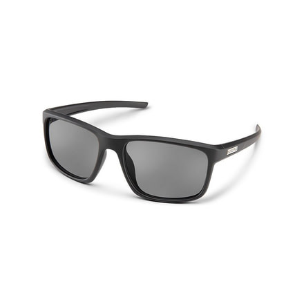 Suncloud Polarized Optics Respek, Color - Matte Black, Lens Color - Polarized Gray, 20233700359M9