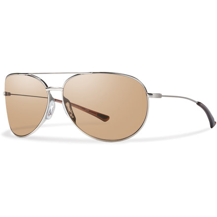 Suncloud Polarized Optics Rockford Slim Sunglasses Clearance-Palladium-Blush Silver Flash