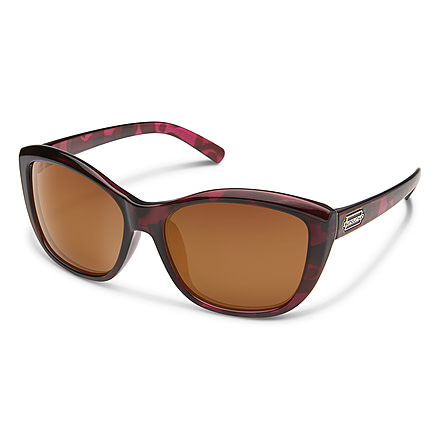 Suncloud Polarized Optics Skyline Sunglasses, Purple Tortoise S-SIPPBRPRTT