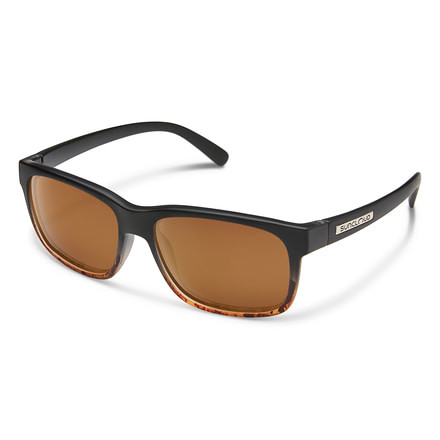 Suncloud Polarized Optics Stand Sunglasses, Black Tortoise Fade S-SDPPBRBTF