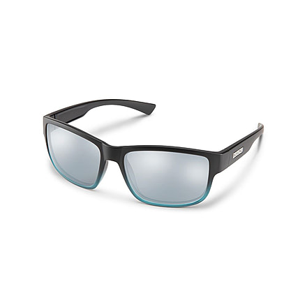 Suncloud Polarized Optics Suspect, Color - Matte Black Green Fade, Lens Color - Polar, 2023322H6584M