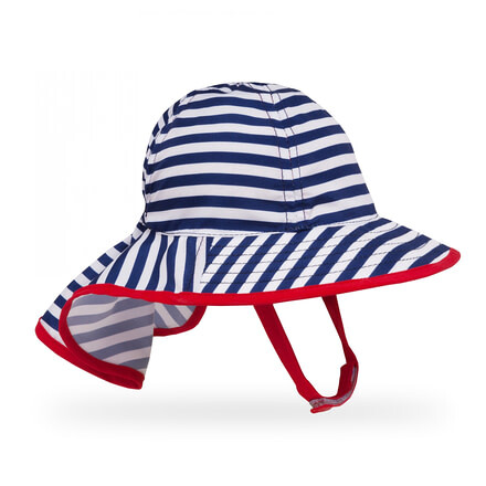 Sunday Afternoons SunSprout Hat - Infant, Navy/White Stripe, 6-12 Mos, S2F01553B55780