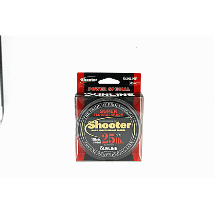 Sunline Shooter Power Special - 25lb, 110 yds - 100% Fluoro, clear, 60073960