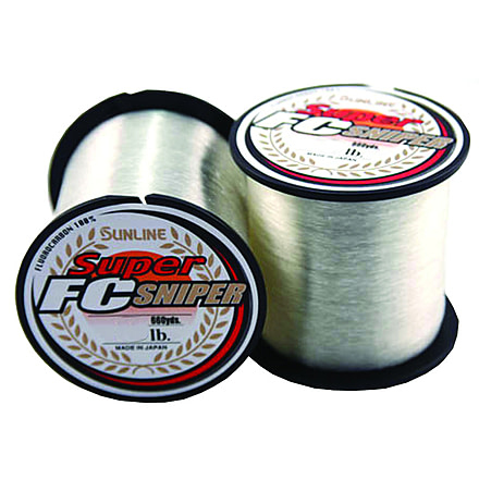 Sunline Super FC Sniper Fluorocarbon Line 10lb 660yd Natural Clear, 63039822