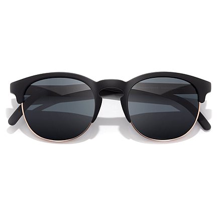 Sunski Avila Sunglasses, Black Frame, Slate Lens, SUN-AV-BKS