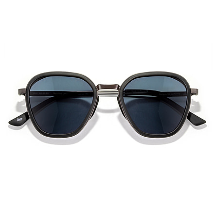 Sunski Bernina Sunglasses, Black Frame, Slate Lens, SUN-BE-BSL