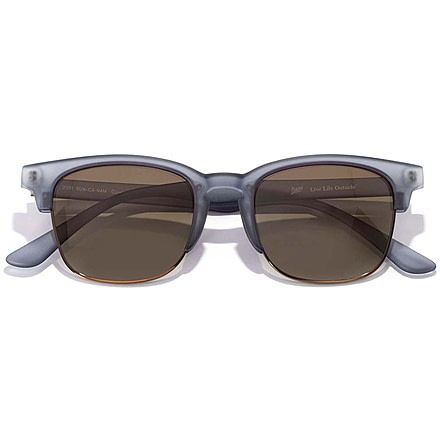Sunski Cambria Sunglasses, Whiskey Tort Frame, Slate Lens, SUN-CB-TSL