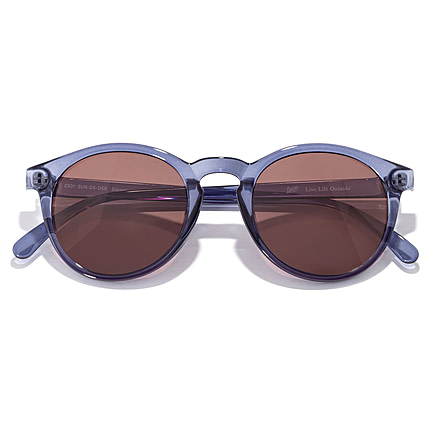 Sunski Dipsea Sunglasses, Dark Sapphire Frame, Ruby Lens, SUN-DS-DSR