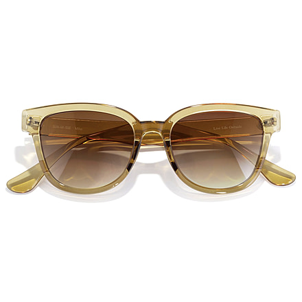 Sunski Miho Sunglasses, Seaweed Frame, Sepia Lens, SUN-MI-SSE