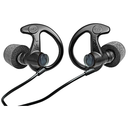 SureFire EP10 Sonic Defenders Ultra Max Full-Block Foam-Tipped Earplugs - 1 Pair, Black, Small EP10-BK-SPR