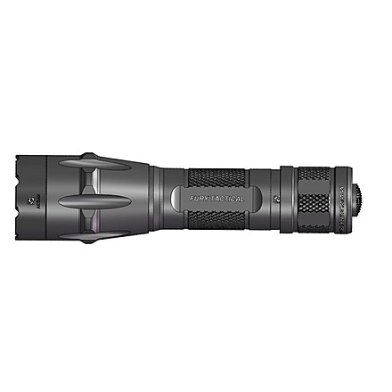 SureFire Fury Dual Fuel Tactical LED Weapon Light, 18650, White, 1500 Lumens, Black, FURY-DFT