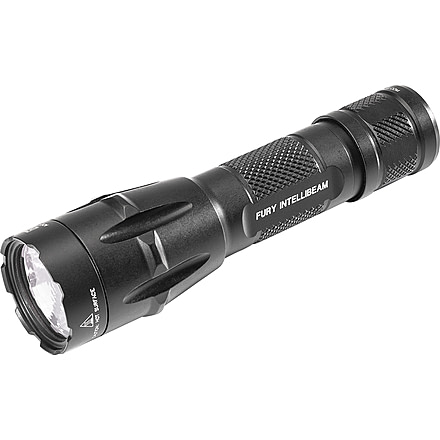 SureFire Fury Fuel LED Flashlight, 15-1,100 Lumens, Black, FURY-IB-DF