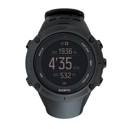 Suunto Ambit3 Peak Watch w/ Barometer and Compass, Black, Altitude Function SS020677000