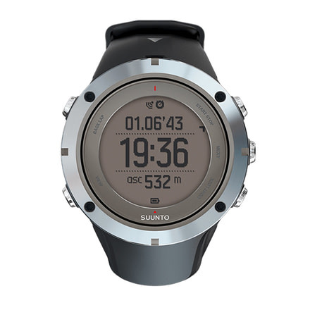 Suunto Ambit3 Peak Watch w/ Barometer and Compass, Sapphire/Blk/SS, Fused Altitude Function SS020676000