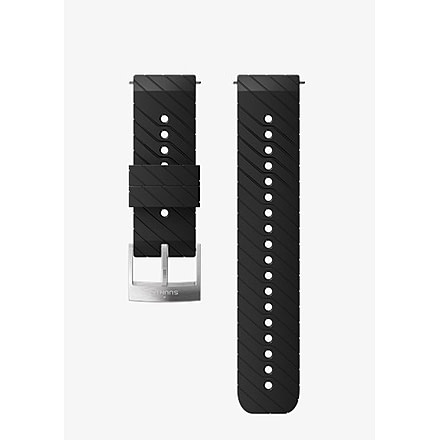 Suunto Athletic 3 24mm Silicone Strap, Black, M SS050155000