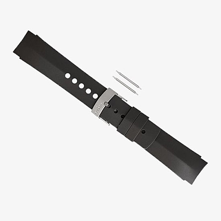 Suunto Elementum Ventus Rubber Strap Kit, Grey SS020717000