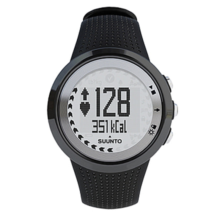 Suunto M4 Heart Rate Monitor Watch - Men - Black/Silver WITHOUT Belt SS015706000