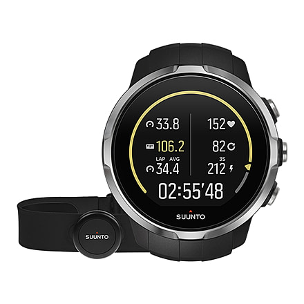 Suunto Spartan Sport HR Multisport Watch, Black SS022648000