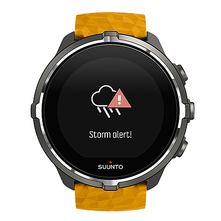 Suunto Spartan Sport Wrist HR Baro Multisport GPS Watch, Amber, w/o Smart Sensor and HR Belt SS050000000