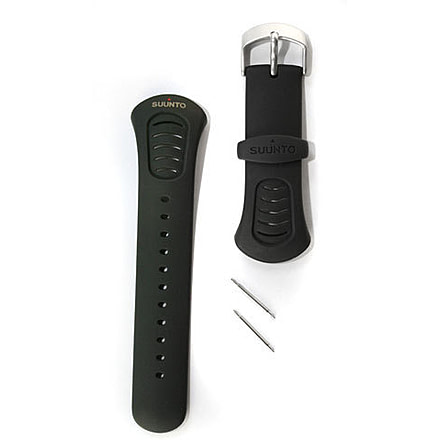 Suunto X6 Watch Straps In Black w/ Elastomer