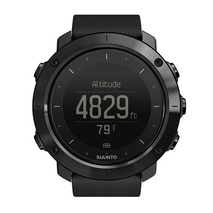 Suunto Traverse GPS Outdoor Watch, Sapphire Black SS022291000