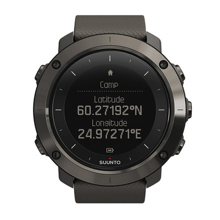 Suunto Traverse Gps Outdoor Watch With Versatile Navigation Functions For Hiking And Trekking, Black SS021843000